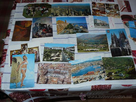 Postales: LOTE DE 164 POSTALES  EN COLORES - Foto 2