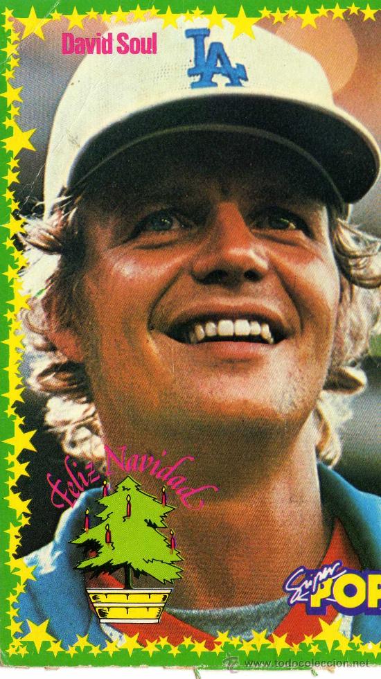 Postales: POSTAL SUPER POP DAVID SOUL ESCRITA CIRCULADA SELLO