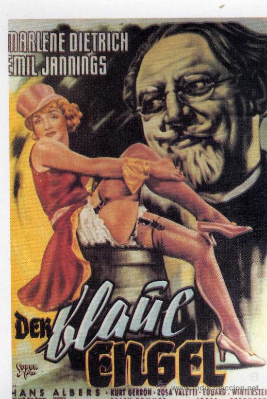Postales: POSTAL DER BLAUE ENGEL CON MARLENE DIETRICH NUEVA SIN CIRCULAR - Foto 1