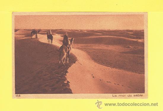 Postales: Antigua postal 158 - La mer de sable - Edici&oacute;n LTL - Circulada en 1928