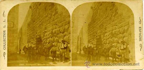Postales: ESTEREOSC&Oacute;PICA TARRAGONA MURALLA ROMANA - Foto 1