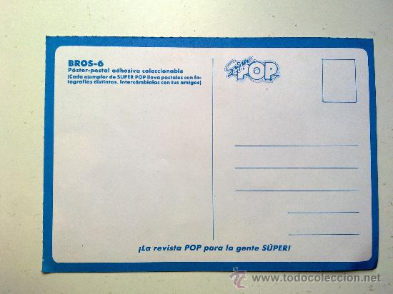 Postales: postal adhesiva bros super pop - Foto 2