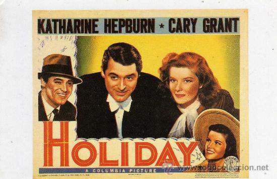 Postales: HOLIDAY KATHARINE HEPBURN CARY GRANT NUEVA SIN CIRCULAR