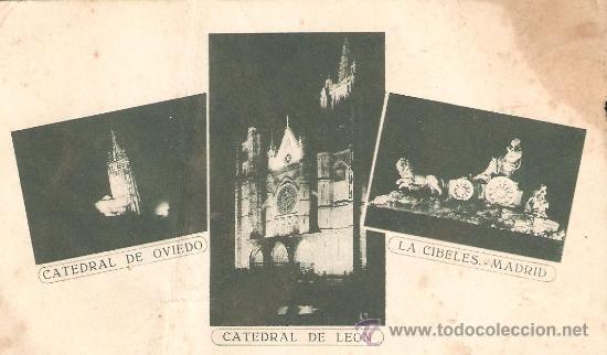 Postales: POSTAL , INSTALACIONES DE ILUMINACI&Oacute;N EFECTUADAS POR LA  A E G