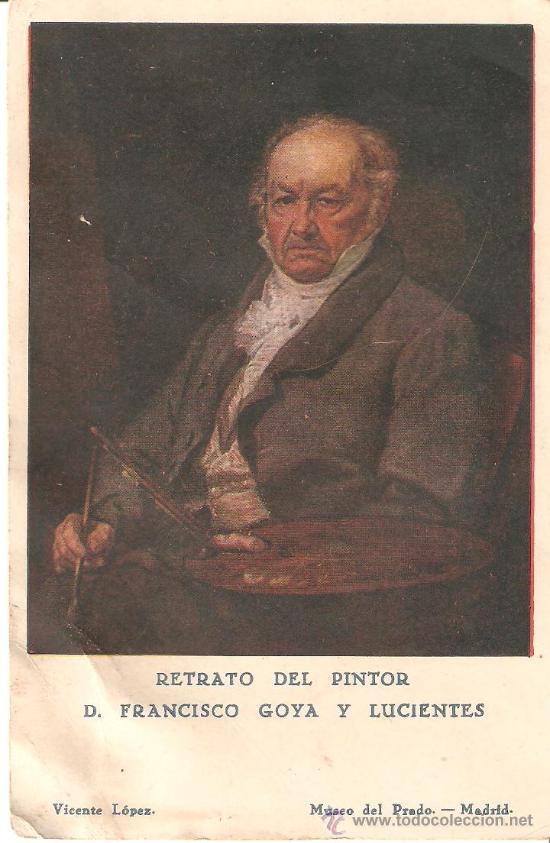 Postales: POSTAL DE FRANCISCO GOYA, NO CIRCUILADA - Foto 1