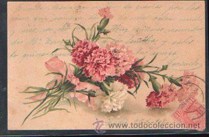 Postales: TARJETA POSTAL DE MOTIVOS FLORALES