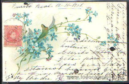 Postales: TARJETA POSTAL DE MOTIVOS FLORALES. SERIE F N&ordm; 365