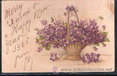 Postales: TARJETA POSTAL DE MOTIVOS FLORALES