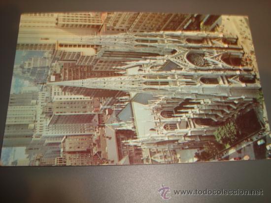 Postales: postal catedral new york