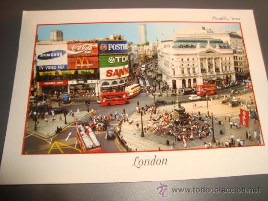 Postais: postal londres picadilly circus
