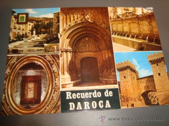 Postales: postal recuerdo de daroca zaragoza - Foto 1