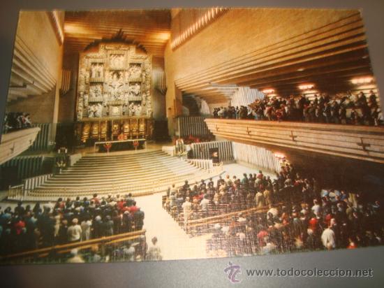 Postales: postal torreciudad interior del santuario