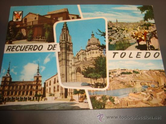 Postales: postal recuerdo de toledo - Foto 1