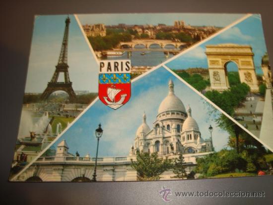 Postales: postal paris a&ntilde;o 79 con sello - Foto 1