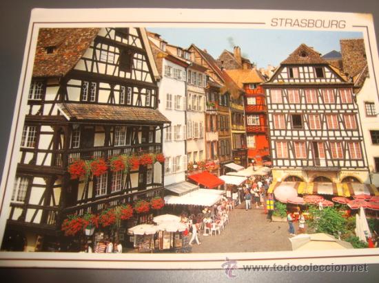 Cartes Postales: postal strasburg 97 sello y escrita