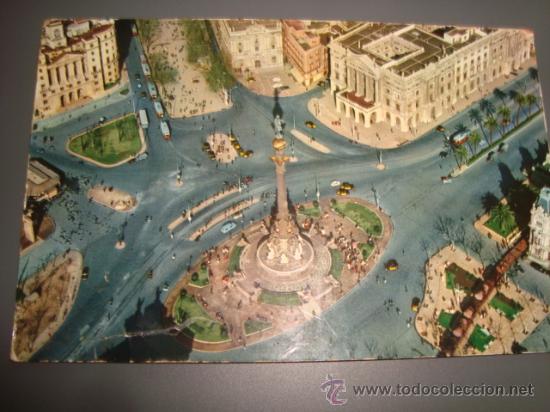 Postales: postal barcelona monumento a colon a&ntilde;o 64 - Foto 1
