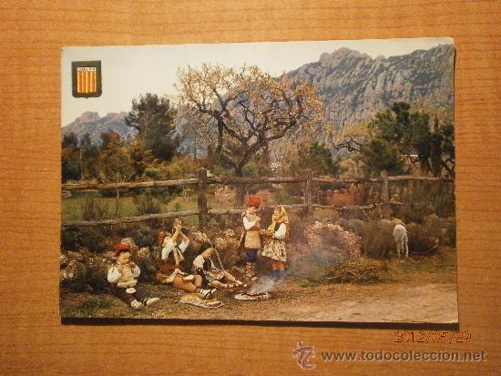 POSTAL CATALUNYA TIPICA COSTELLADA ESCRITA