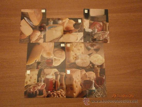 Cartes Postales: 7 POSTALES BODEGONES DE QUESO SIN CIRCULAR