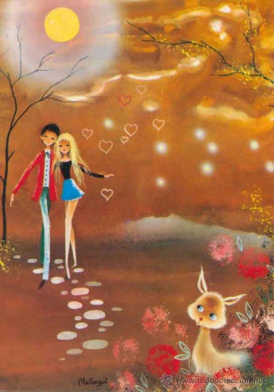 Postales: Postal pareja de enamorados - Foto 1