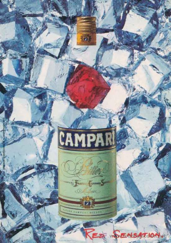Postales: Postal publicitaria de Campari - Foto 1