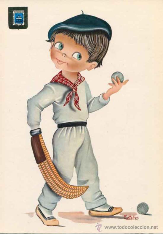 Postales: Postal trajes regionales - Vascongadas num. 28 - Foto 1