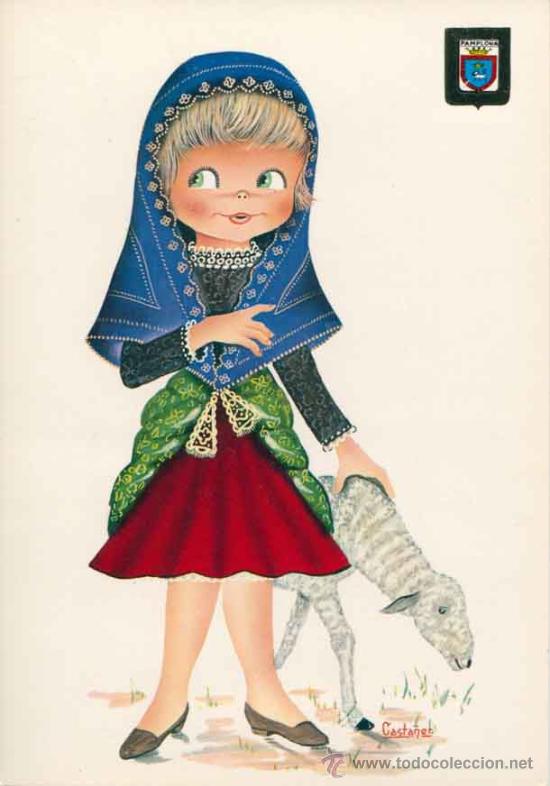 Postales: Postal trajes regionales - Navarra num. 20 - Foto 1