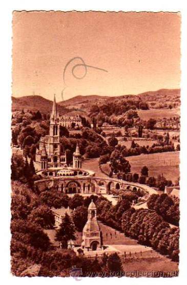 Postales: Lourdes. 1954 - Foto 1