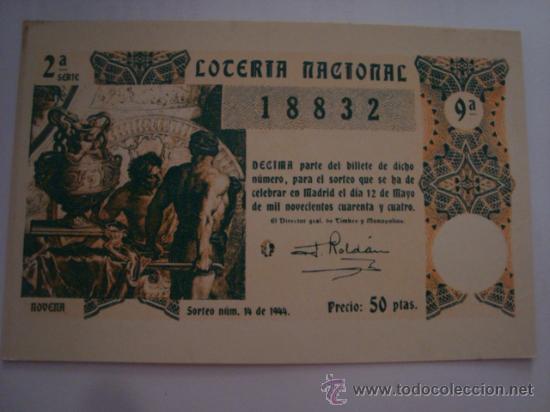 Postkarten: tarjeta postal 1967 primer premio sorteo de mayo 1944