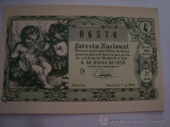 Postkarten: tarjeta postal 1967 primer premio sorteo de enero 1958