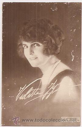 Postales: Artista de teatro. Publicidad de teatro l&iacute;rico. La huerfanita