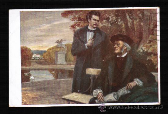 Postales: BONITA POSTAL COMPOSITOR - R. WAGNER - Foto 1