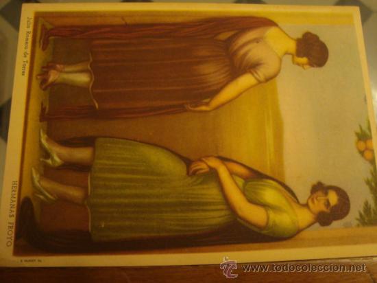 Postales: POSTAL DE JULIO ROMERO DE TORRES- hermanas froyo EDITORIAL I.G.VILADOT S.L.