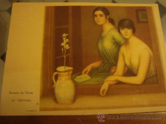 Postales: POSTAL DE JULIO ROMERO DE TORRES- la ventana EDITORIAL I.G.VILADOT S.L.