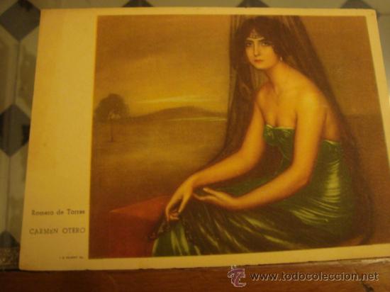 Postales: POSTAL DE JULIO ROMERO DE TORRES- carmen otero EDITORIAL I.G.VILADOT S.L.