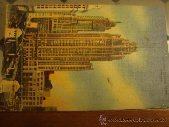 Postales: antigua tarjeta postal tribune tower