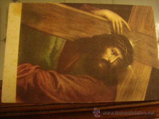 Cartes Postales: ANTIGUA TARJETA POSTAL JESUS Y EL CIRINEO