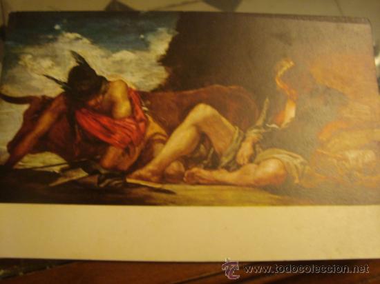 Postales: ANTIGUA POSTAL 1962 MUSEO DEL PRADO VELAZQUEZ MERCURIO Y ARGOS