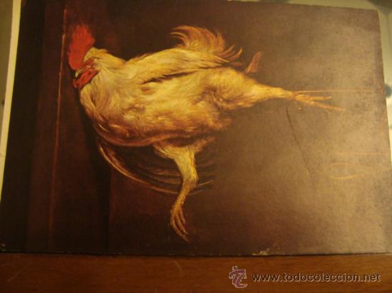 Postales: ANTIGUA POSTAL A&Ntilde;O 1962 MUSEO DEL PRADO GALLO MUERTO