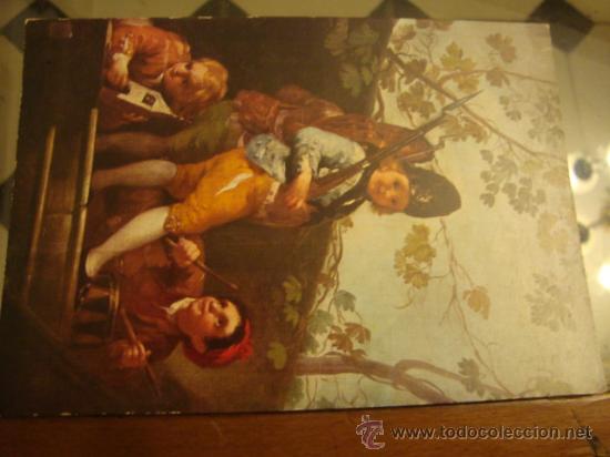 Cartes Postales: ANTIGUA POSTAL A&Ntilde;OS 60S GOYA MUCHACHOS JUGANDO A LOS SOLDADOS