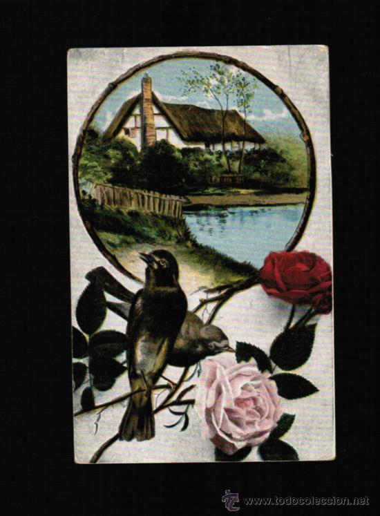 Postcards: BONITA POSTAL TEMA FLORES