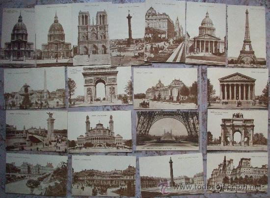 Postales: Postales  (19 postales de Paris ) - Foto 1