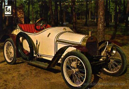 Postales: Coches de Epoca. Escudo de Oro. No circulada. - Foto 1