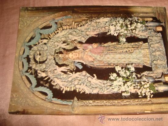 Postcards: antigua postal virgen