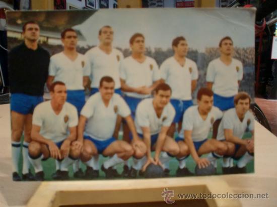 Postales: ZARAGOZA CF POSTAL A&Ntilde;O 1967 NUEVA - Foto 1
