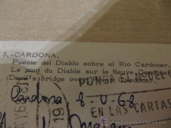 Postales: Postal de Cardona cardoner - Foto 2