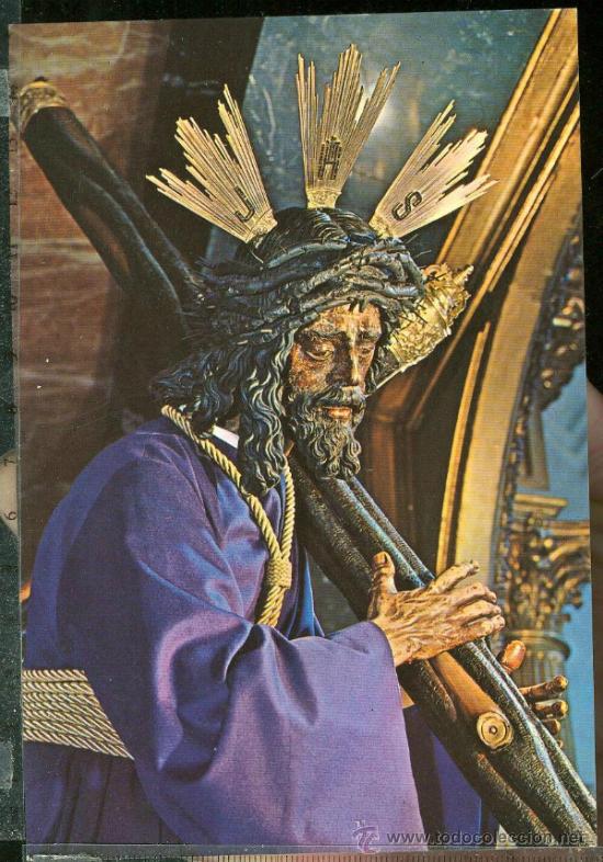 Postales: SEMANA SANTA DE SEVILLA . POSTAL DE NTRO. PADRE JESUS DEL GRAN PODER. ED. BEASCOA - Foto 1
