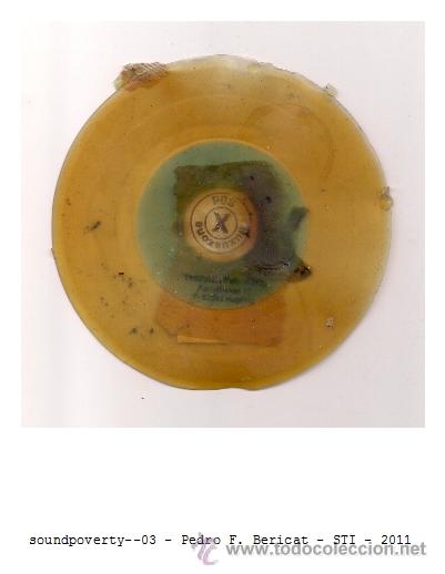 Postales: SOUNDPOVERTY-03 : PEDRO F. BERICAT (Colecci&oacute;n de 5 postales de DISCOS DE ARTISTA. STI EDICIONES)