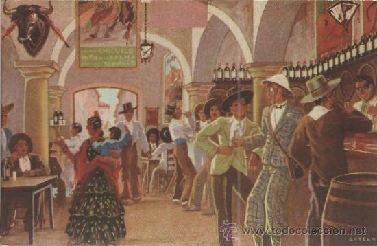 Postais: TABERNA TIPICA ESPA&Ntilde;OLA SIN ESCRIBIR
