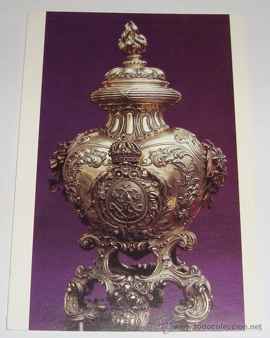 Postales: FOTO POSTAL URNA QUE CONTIENE CORAZ&Oacute;N DE LUIS II MUSEO 1998 - Foto 1