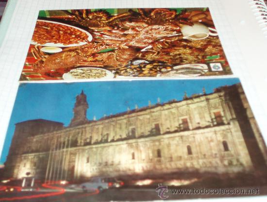 Postales: dos postales una de Leon y la otra de Galicia - Foto 1